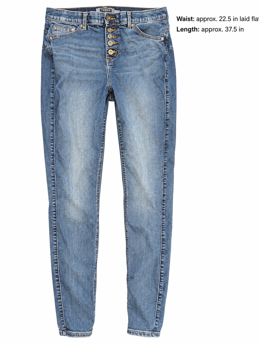 Torrid Bombshell Skinny Premium Stretch Jeans 18R Medium Wash Button Fly